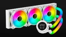 Enfriamiento Liquido_ Ocelot Gaming Polar Wave 360 White 3 X 12 Cm, 1800 Rpm, 1800 Rpm, Blanco